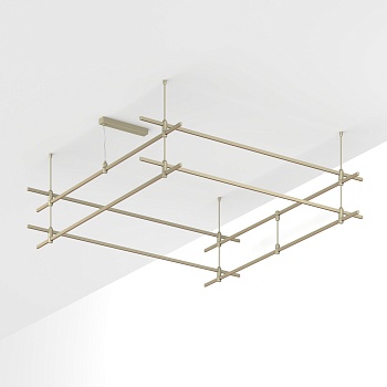 Основание ART-APRIORI-QUADRAT-2-ROD-400-2000x2000 (OG) (Arlight, IP20 Металл, 3 года)