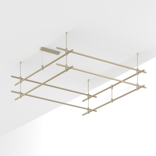 Основание ART-APRIORI-QUADRAT-2-ROD-400-2000x2000 (OG) (Arlight, IP20 Металл, 3 года)