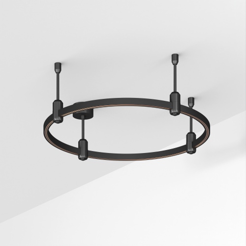 Основание ART-APRIORI-ROUND-ROD-200-R600 (BK) (Arlight, IP20 Металл, 3 года)