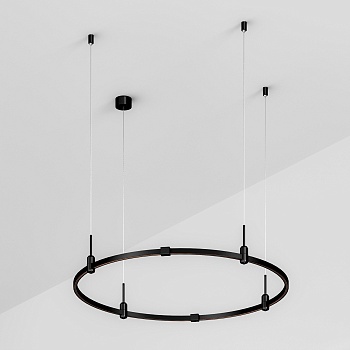 Основание ART-APRIORI-ROUND-HANG-R1000 (BK) (Arlight, IP20 Металл, 3 года)
