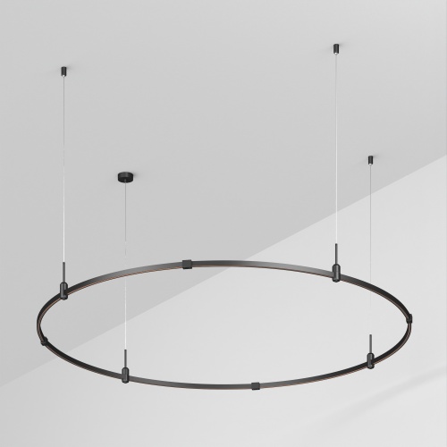 Основание ART-APRIORI-ROUND-HANG-R1500 (BK) (Arlight, IP20 Металл, 3 года)