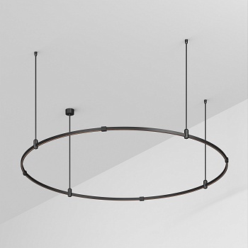 Основание ART-APRIORI-ROUND-ROD-800-R1800 (BK) (Arlight, IP20 Металл, 3 года)