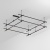 Основание ART-APRIORI-QUADRAT-2-ROD-400-2000x2000 (BK) (Arlight, IP20 Металл, 3 года)