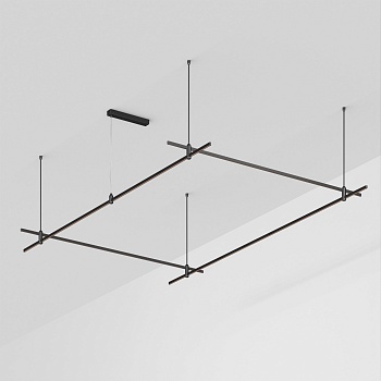 Основание ART-APRIORI-RECTANGLE-ROD-800-3000x2000 (BK) (Arlight, IP20 Металл, 3 года)
