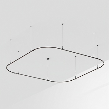 Основание ART-APRIORI-QUADRAT-SOFT-HANG-3500x3500 (BK) (Arlight, IP20 Металл, 3 года)