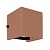 Светильник LGD-PERAN-WALL-S120x120-6W Warm3000 (Beige red, 0-80 deg, 230V) (Arlight, IP65 Бетон, 3 года)