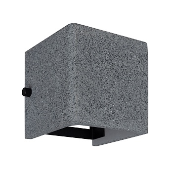 Светильник LGD-PERAN-WALL-S120x120-6W Warm3000 (BK, 0-80 deg, 230V) (Arlight, IP65 Бетон, 3 года)