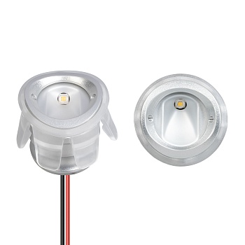 Светильник ALT-LODESTAR-HANDRAIL-R27-1.5W Warm3000 (GR, 30x60 deg, 12-24V) (Arlight, IP67 Металл, 3 года)