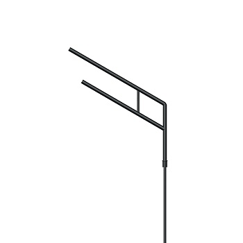 Кронштейн OXOR-SG2-1500x108-L1500 BLACK (Arlight, Сталь)