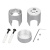 Крепление MOONLIGHT-CYL-D18-DUO-SILVER (Arlight, Металл) Крепление MOONLIGHT-CYL-D18-DUO-SILVER (Arlight, Металл)