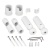 Крепление ARL-WAVE-1815-S-2-ENDCAP White (Arlight, Металл)