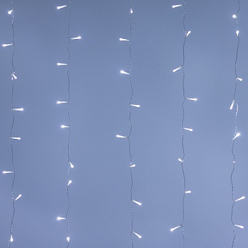 Светодиодная гирлянда ARD-CURTAIN-HOME-1500x1500-CLEAR-144LED White (230V, 6W) (Ardecoled, IP20)