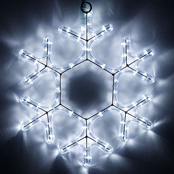 Фигура светодиодная ARD-SNOWFLAKE-M7-450x375-108LED White (230V, 6.5W) (Ardecoled, IP65)