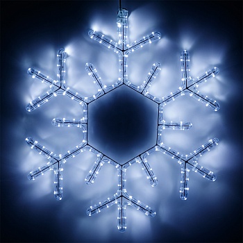 Фигура cветодиодная ARD-SNOWFLAKE-M5-600x600-216LED White (230V, 15W) (Ardecoled, IP65)