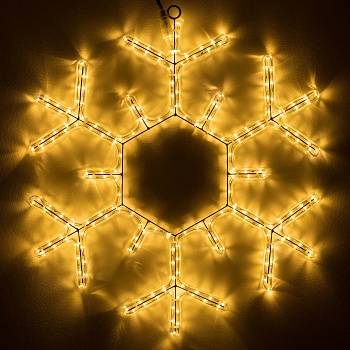 Фигура светодиодная ARD-SNOWFLAKE-M5-600x600-360LED Warm (230V, 20W) (Ardecoled, IP65)