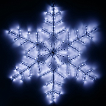 Фигура светодиодная ARD-SNOWFLAKE-M3-920x920-432LED White (230V, 27W) (Ardecoled, IP65)