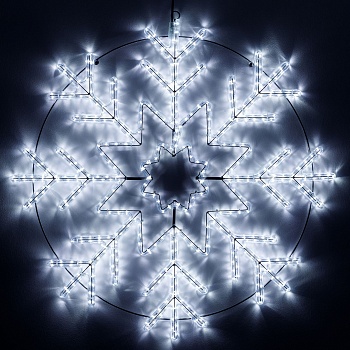 Фигура светодиодная ARD-SNOWFLAKE-M8-950x950-540LED White (230V, 33W) (Ardecoled, IP65)