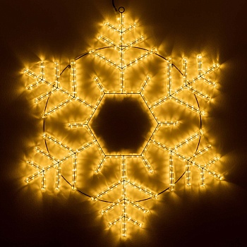 Фигура светодиодная ARD-SNOWFLAKE-M10-1000x900-504LED Warm (230V, 31W) (Ardecoled, IP65)