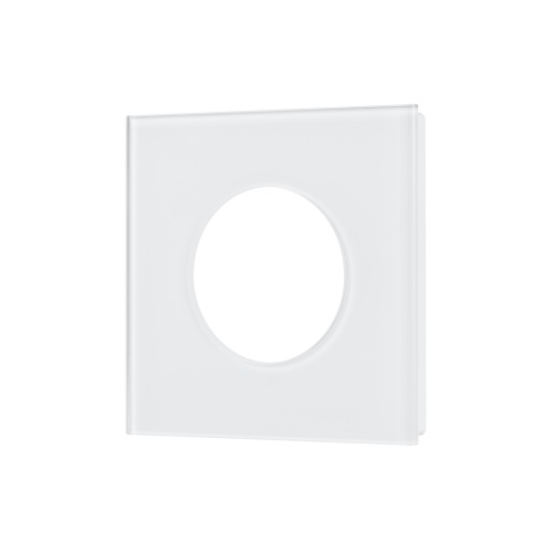 Рамка стеклянная FRM-GLARE-GC-1-WH (Arlight, -)