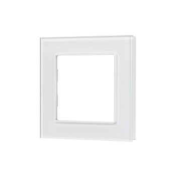 Рамка стеклянная FRM-GLARE-GS-1-WH (Arlight, -)