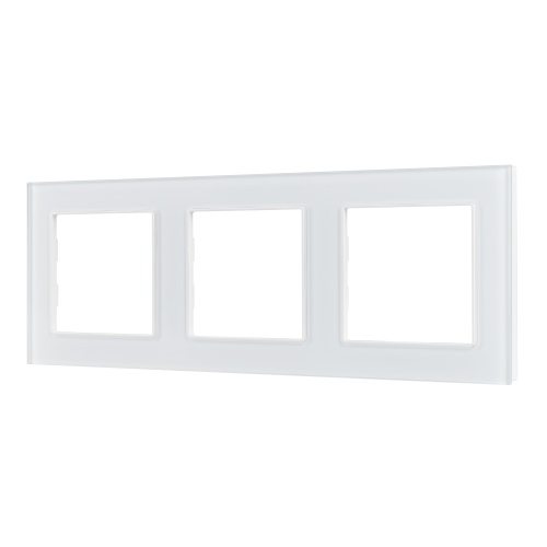 Рамка стеклянная FRM-GLARE-GS-3-WH (Arlight, -)