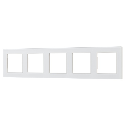 Рамка стеклянная FRM-GLARE-GS-5-WH (Arlight, -)