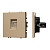 Механизм компьютерной розетки SCT-NOBE-MPC1-SFPL-GD (RJ-45, CAT6) (Arlight, Золотой песок)