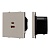 Механизм розетки с быстрой USB зарядкой SCT-NOBE-MUAC-SFPL-FC-CA (65W, QC3) (Arlight, Кашемир)