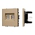 Механизм сдвоенной компьютерной розетки SCT-NOBE-MPC2-SFPL-GD (RJ-45, CAT6) (Arlight, Золотой песок)