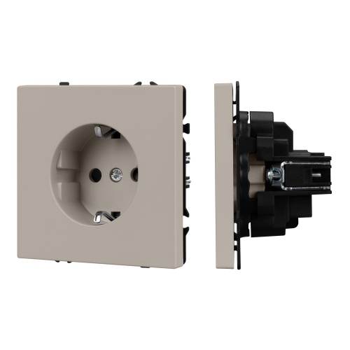 Механизм электрической розетки SCT-NOBE-MEU1-SFPL-CA (230V, 16A) (Arlight, Кашемир)
