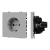 Механизм электрической розетки SCT-NOBE-MEU1-SFPL-IS (230V, 16A) (Arlight, Никель)