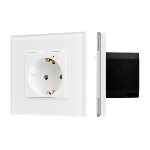 Розетка электрическая с Zigbee управлением SCT-OMALI-EUZB1-PL-WH (240V, 16A, Zigbee) (Arlight, -)