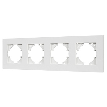 Рамка пластиковая FRM-PERIO-PL-4-WH (Arlight, -)