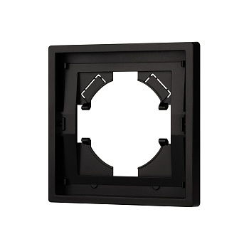 Рамка пластиковая FRM-TENDO-PL-1-BK (Arlight, Черный)