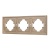 Рамка пластиковая FRM-TENDO-PL-3-GD (Arlight, Песочный) Рамка пластиковая FRM-TENDO-PL-3-GD (Arlight, Песочный)