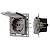 Механизм розетки влагозащищённый SCT-MCP-PL-GR (250V, 16A) (Arlight, -)