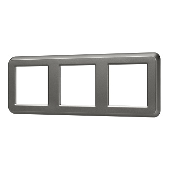 Рамка пластиковая FRM-VERSA-PL-3-GR (Arlight, -)