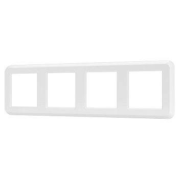 Рамка пластиковая FRM-VERSA-PL-4-WH (Arlight, -)