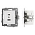 Механизм USB розетки SCT-MUAC-PL-WH-V (5V, 3A, QC4) (Arlight, -)