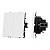 Механизм выключателя двухклавишный проходной SWT-NOBE-MKP2-SFPL-WH (230V, 10A) (Arlight, Белый кварц)