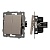 Механизм выключателя двухклавишный проходной SWT-MKP2-PL-GD-V (250V, 10A) (Arlight, -)