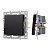 Механизм выключателя одноклавишный проходной SWT-MKP1-PL-BK (250V, 16A) (Arlight, -)