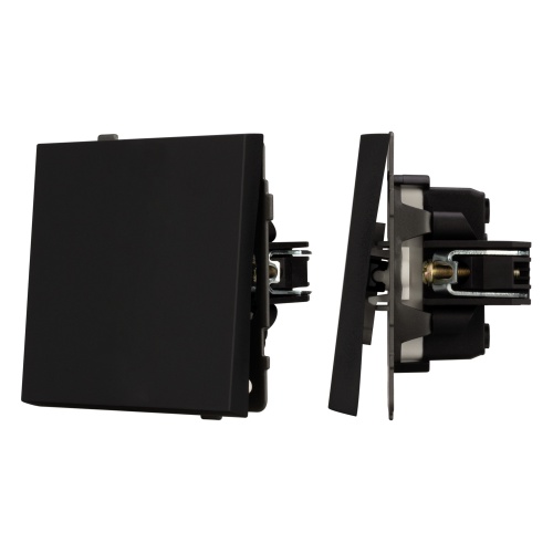 Механизм звонкового выключателя SWT-TENDO-MKR1-SFPL-BK (230V, 10A) (Arlight, Матовый черный)