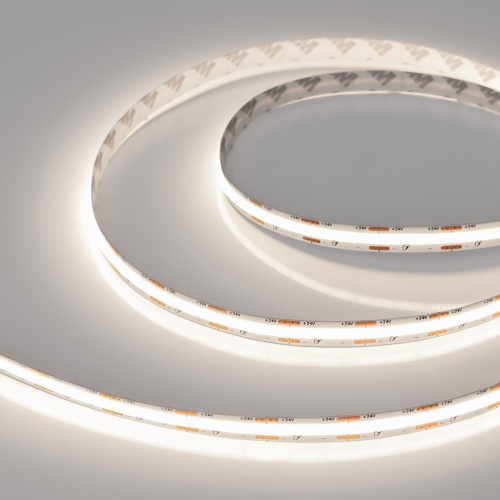 Светодиодная лента COB-X560-10mm 24V Day4000 (9.6 W/m, IP20, 10m) (Arlight, 5 лет)