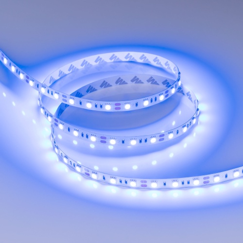 Лента RT-B60-10mm 12V Blue (14.4 W/m, IP20, 5m) (Arlight, Открытый)