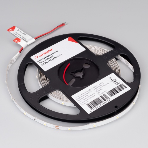 Лента RT 2-5000 24V Day4000 0.5x (3528, 150 LED, LUX) (Arlight, 2.9 Вт/м, IP20)