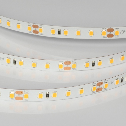 Лента UL-A120-8mm 24V Warm1900 (9.6 W/m, IP20, 5m) (Arlight, Открытый)