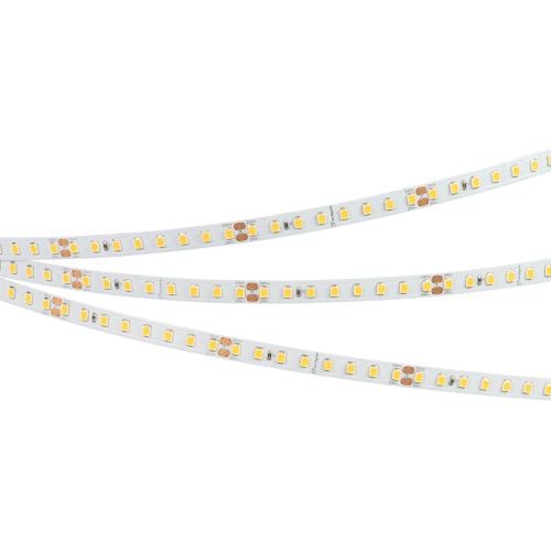 Лента RT-A128-8mm 24V Warm3500 (9.6 W/m, IP20, 2835, 5m) (Arlight, высок.эфф.150 лм/Вт)