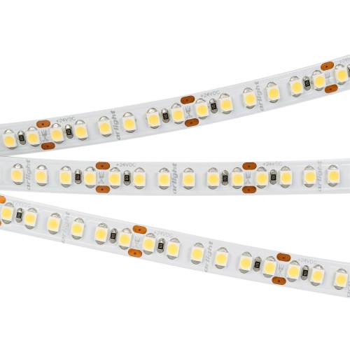 Лента UL-A180-8mm 24V Warm2700 (14.4 W/m, IP20, 5m) (Arlight, 7 лет)