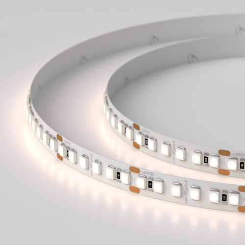 Лента UL-A180-8mm 24V Warm2700 (14.4 W/m, IP20, 5m) (Arlight, 7 лет)